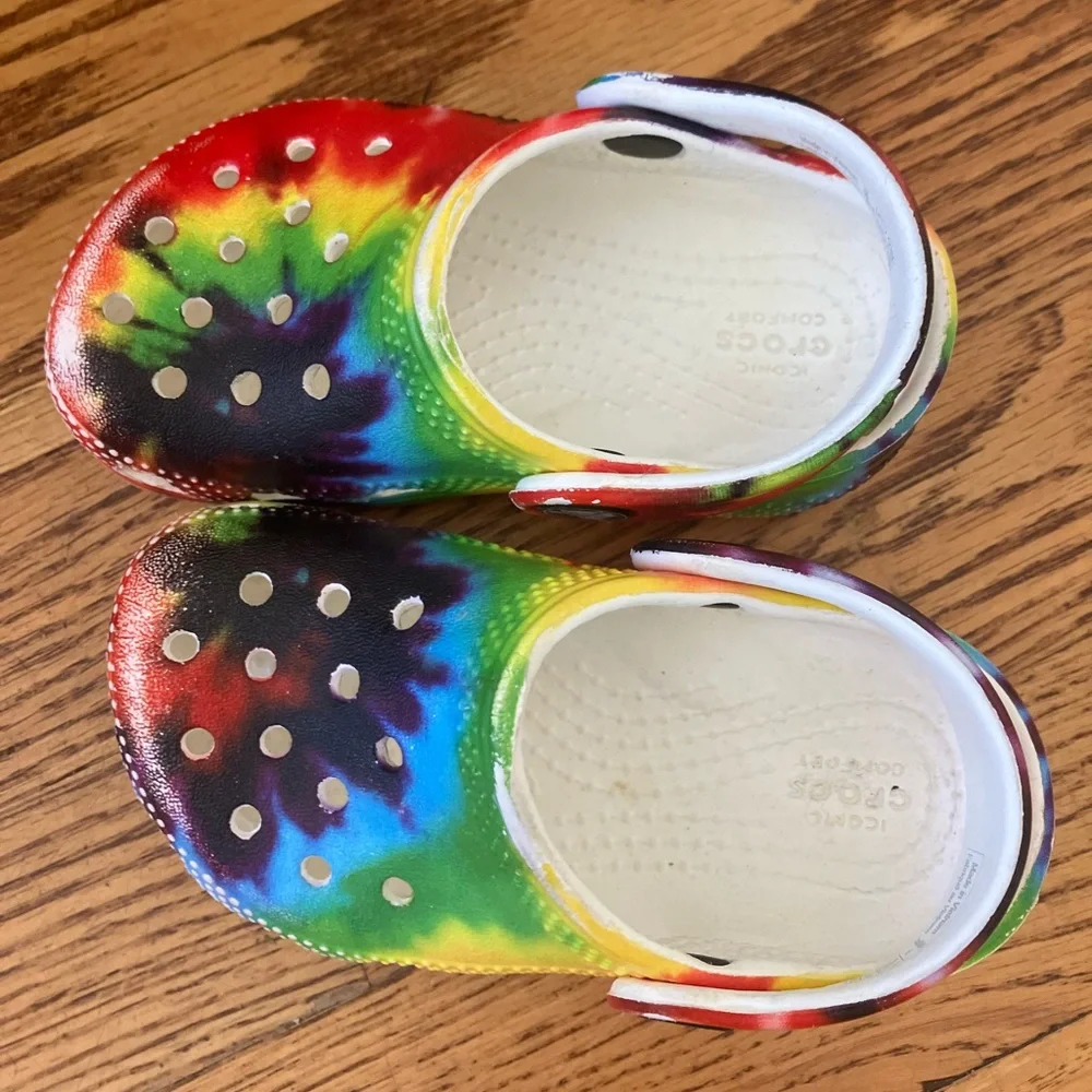 Multi-Color Graphic Crocs - Picture 2 of 5